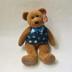 Ty Beanie Babies ‘All Star Dad’ Bear NWT